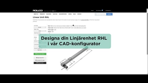 CAD-konfigurator linjärenhet RHL
